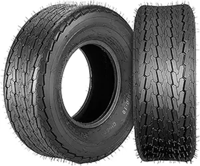 Heavy-Duty 10-Inch Trailer Tires for Utility and Camper