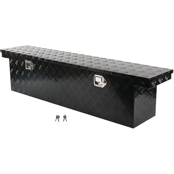 Heavy Duty Aluminum Truck Bed Tool Box with Lock