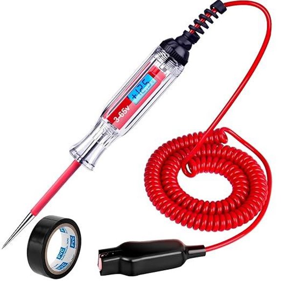 Heavy Duty Digital LCD Circuit Tester with Probes