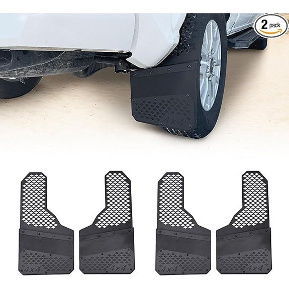 Heavy-Duty Mud Flaps for Trucks and SUVs (4pcs)