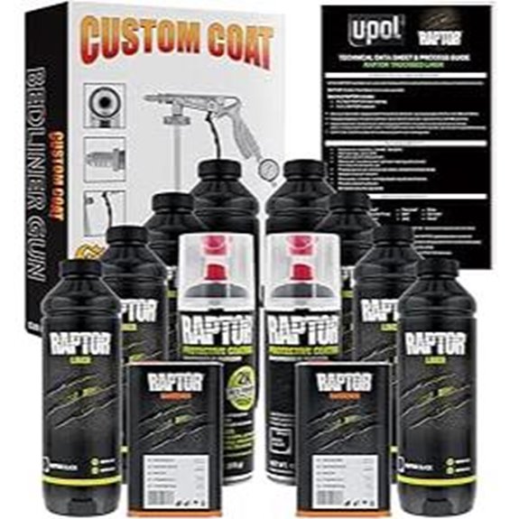 U-Pol Raptor 8 Quart Bedliner Kit with Spray Gun