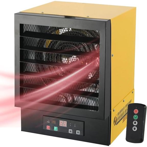 Dura Heat Electric Forced Air Heater with Remote