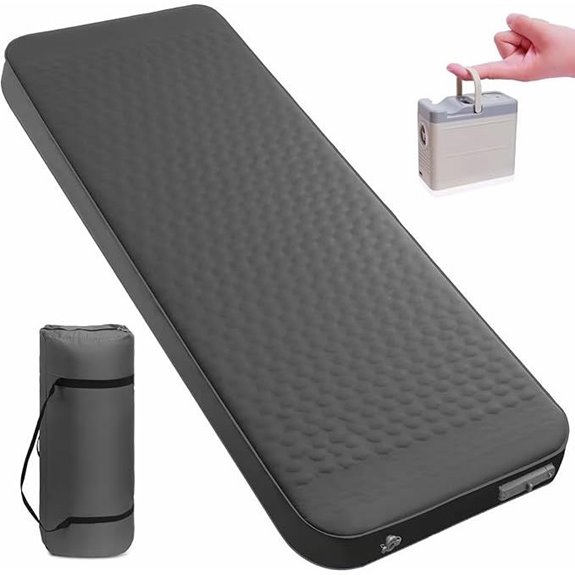 Self-Inflating Camping Sleeping Pad with Electric Pump