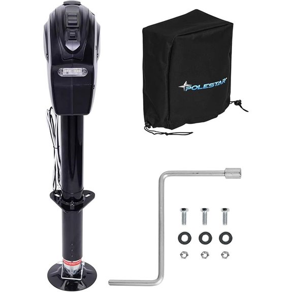 Polestar Electric Trailer Jack with LED & Cover