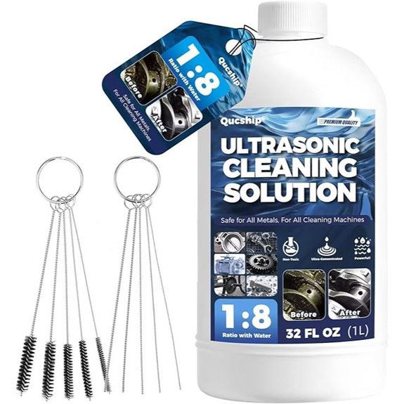 Qucship Ultrasonic Cleaner Solution for Engine Parts