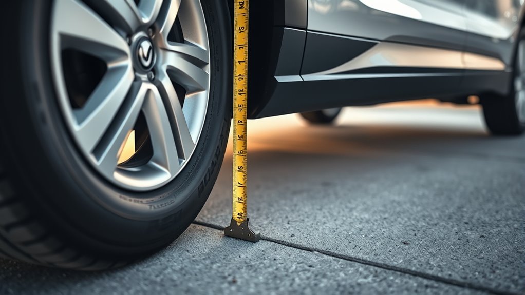ensure accurate ground clearance measurement