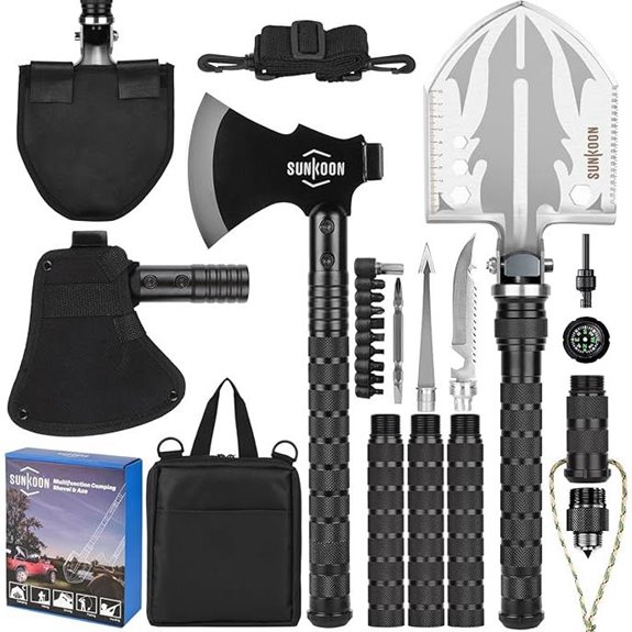 Survival Axe & Shovel with Extended Handle