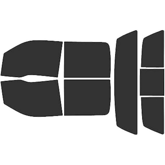 Rvinyl F-150 Window Tint Kit 2009-2014 Black 20