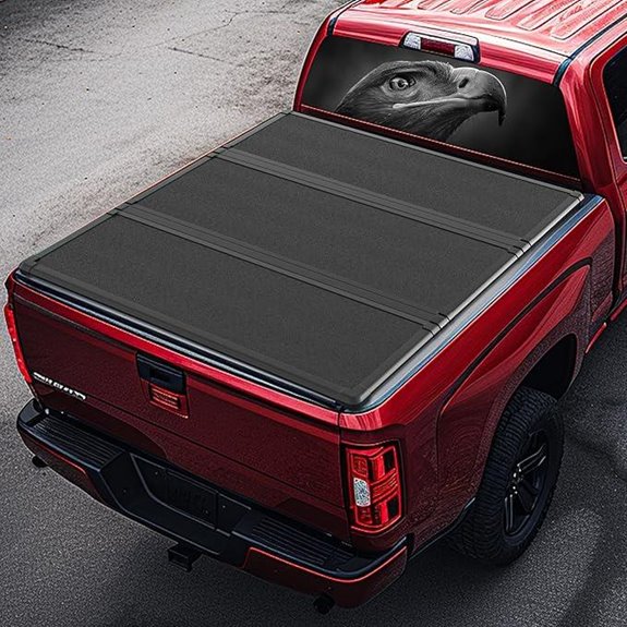 Fiberglass Tri-Fold Truck Bed Cover for Tacoma
