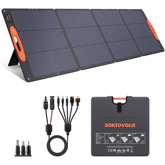 Portable 220W Foldable Solar Panel for Power Stations