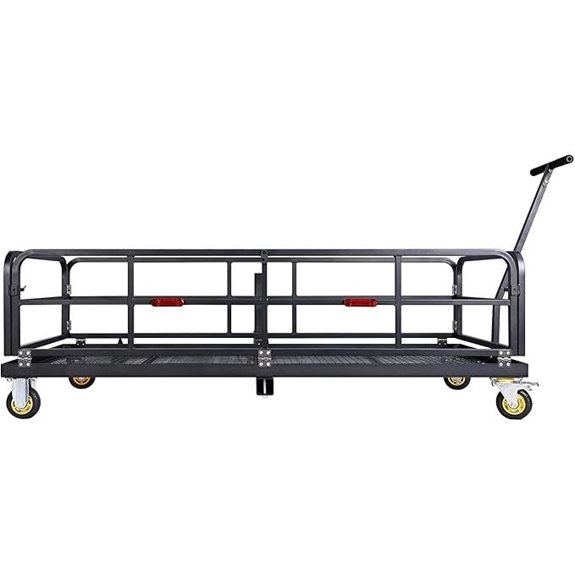 Garvee Foldable Hitch Cargo Carrier with Wheels