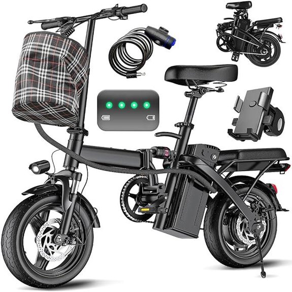 Electric Folding Electric Bike for Adults and Teens