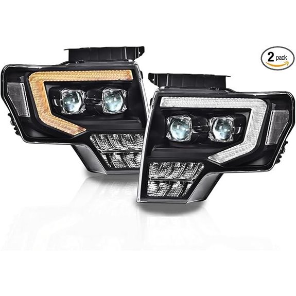 ALLGOOD LED Dual Projector Headlights for Ford F150