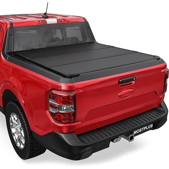 MOSTPLUS Tri-Fold Hard Truck Bed Cover for Ford Maverick