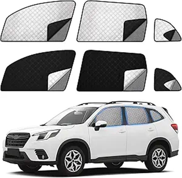 ZATOOTO Car Window Shades for Forester (6 Pack)