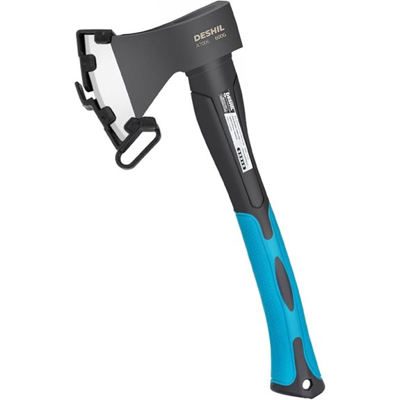 15” Forged Carbon Steel Chopping Axe with Shock-Absorb Handle