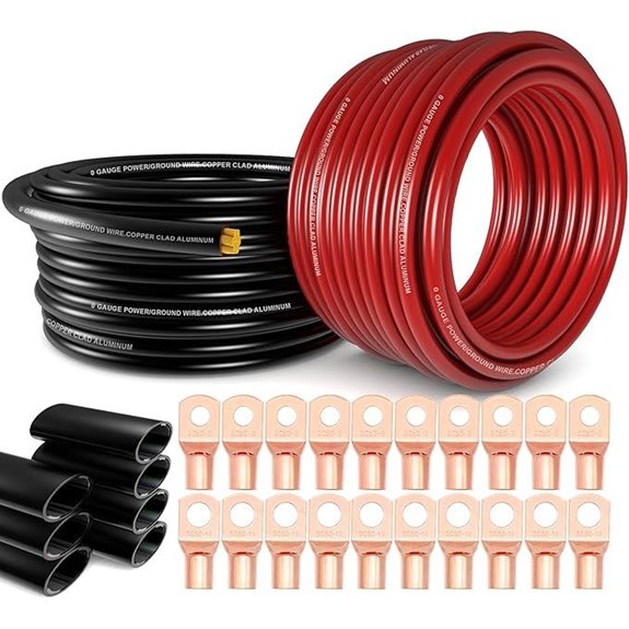 40FT 1/0 Gauge Copper Clad Aluminum Automotive Wire