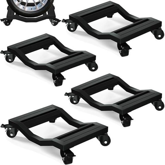Car Dolly Set of 4 6,800 lb Capacity
