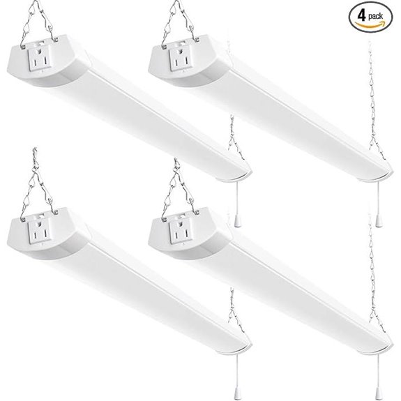 Hykolity 4FT LED Shop Light 4-Pack