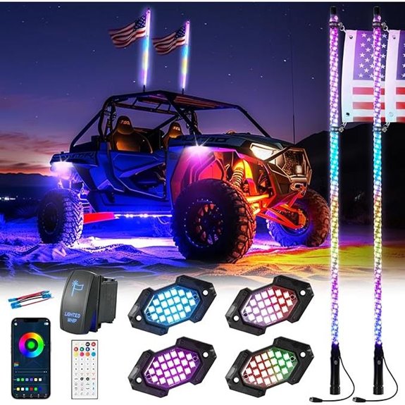 four foot rock light kit