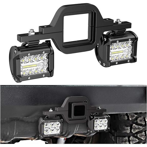 Nilight 4-Inch 60W LED Pods with Mounting Brackets