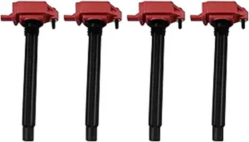 TRQ 4-Piece Ignition Coil Set for Chrysler/Dodge/Fiat