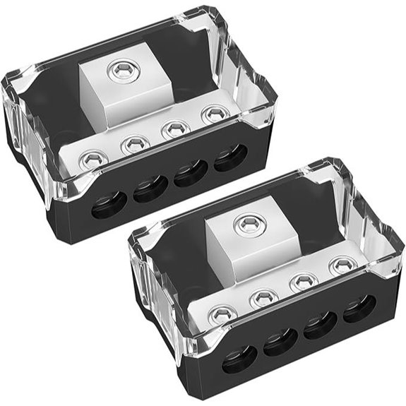 Joinfworld 4-Way Power Distribution Block (2 pcs)