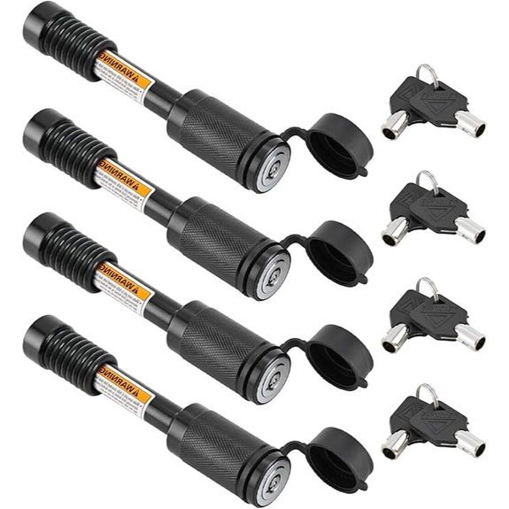 METOWARE Trailer Hitch Lock Set (4 Pack)