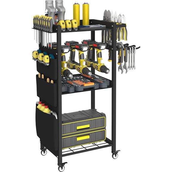Artibear 4-Tier Rolling Tool Organizer Cart