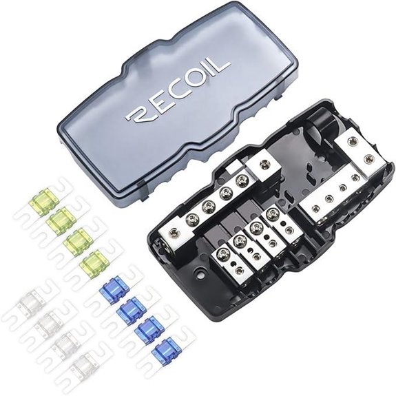 RECOIL MPG4 4-Way Fused Distribution Block