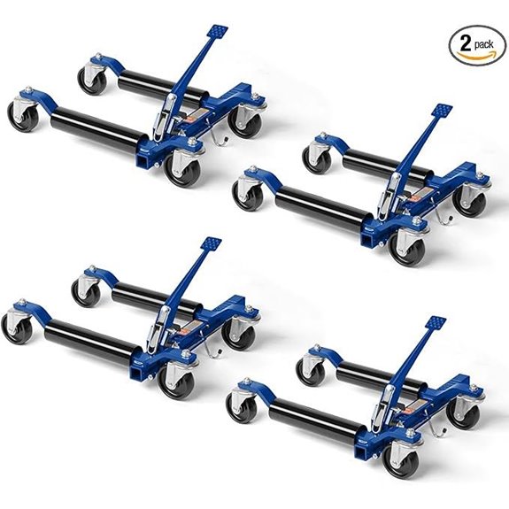TUFFIOM Car Wheel Dolly Set of 4 1500-lb Capacity