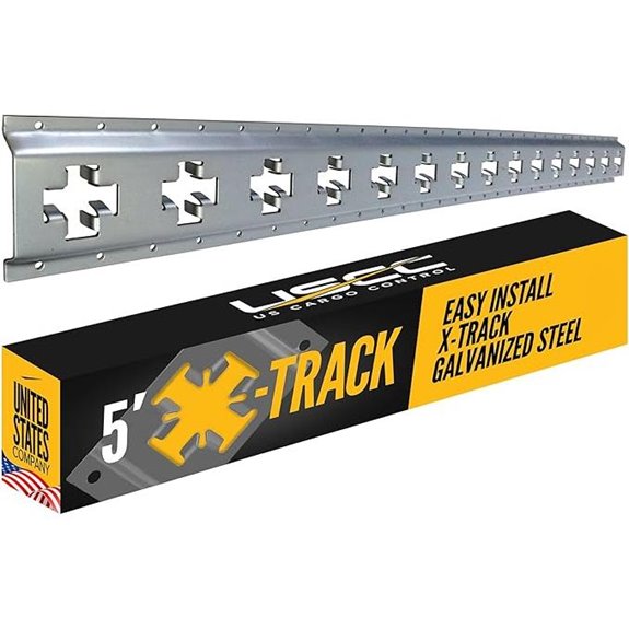 US Cargo Control 5ft Galvanized X-Track Rail