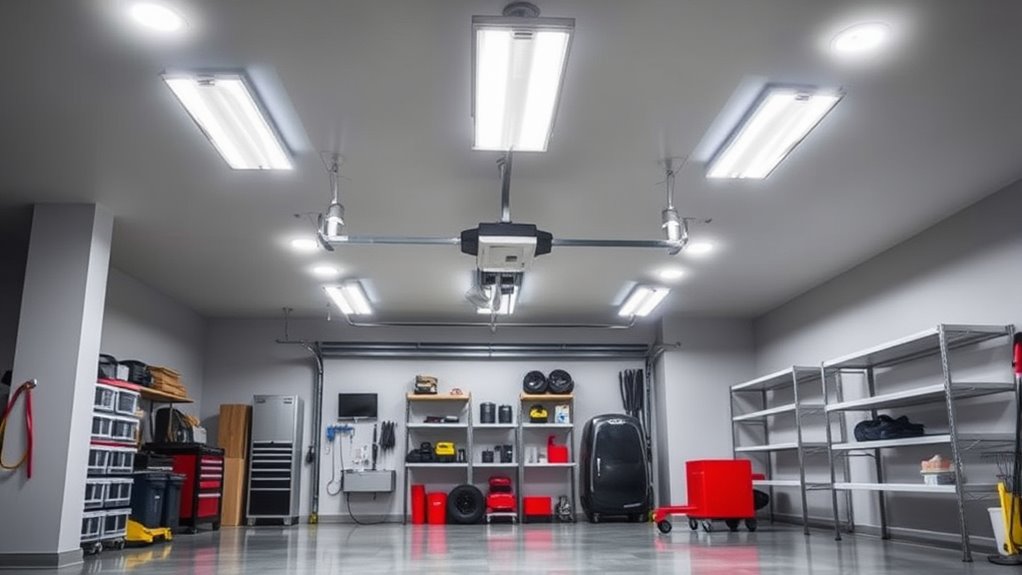 garage led light selection