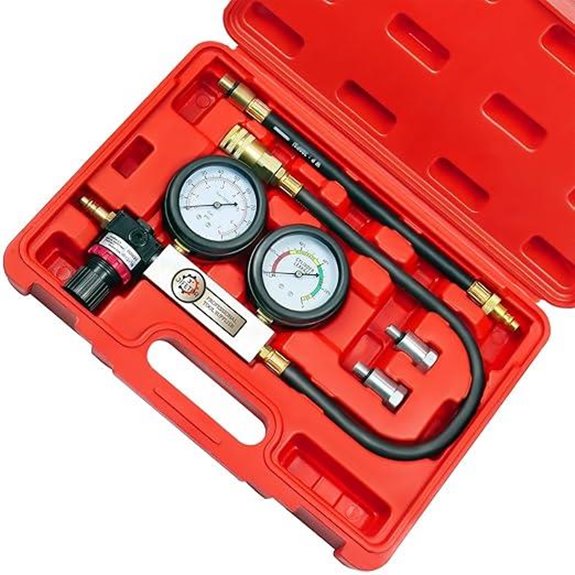 JIFETOR Leak Down Tester Kit for Gasoline Engines