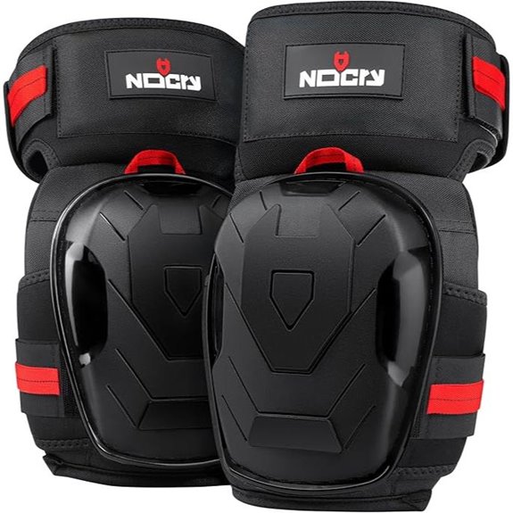 NoCry Gel Knee Pads for Work with Anti-Slip Cap