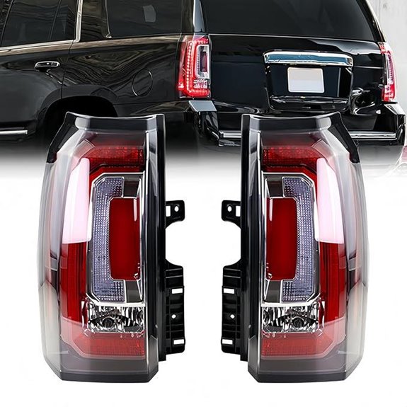 LED Tail Light Assembly Pair for GMC Yukon 2015-2020