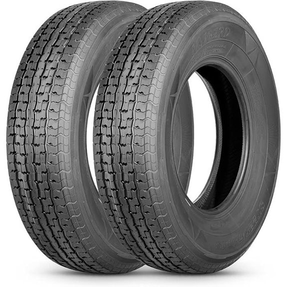 HALBERD 2-Pack Trailer Tires ST225/75R15 10PR