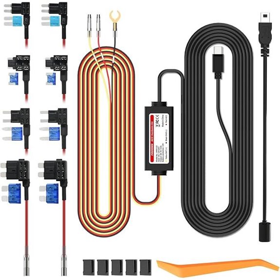 PRUVEEO Hardwire Kit for Dash Cam Parking Mode