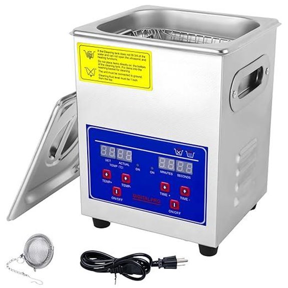 Ultrasonic Carburetor Cleaner with Heater and Timer