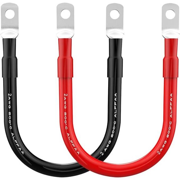 2 AWG Battery Power Inverter Cables (Set)