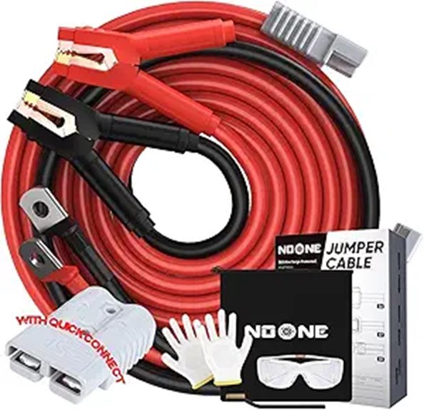 NOONE Heavy Duty Jumper Cables 30FT 1500 AMP