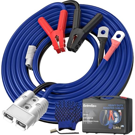 Heavy Duty 30FT Jumper Cables Kit with Accessories