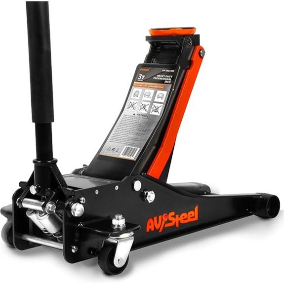 Heavy Duty 3 Ton Floor Jack with Quick Lift