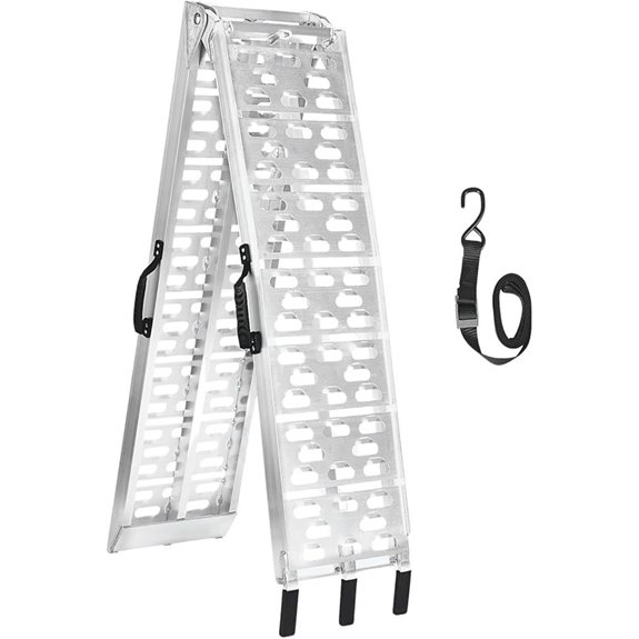 MAXIVMAN Aluminum Motorcycle Ramp 750 lbs 7.5 ft