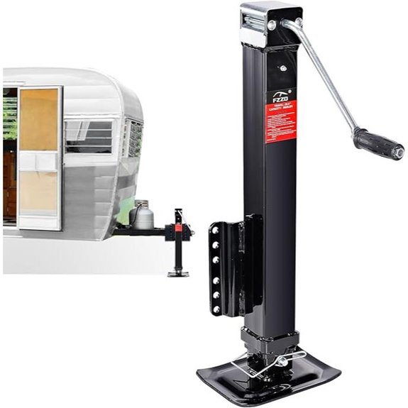 Heavy Duty Trailer Jack 8000 lbs Adjustable Drop Leg