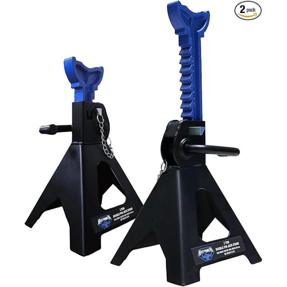 ANTPOWER 3 Ton Adjustable Car Jack Stands (Pair)