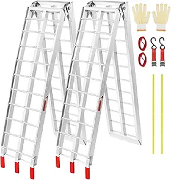 VEVOR 7.5ft Aluminum Loading Ramps (2 Pack)