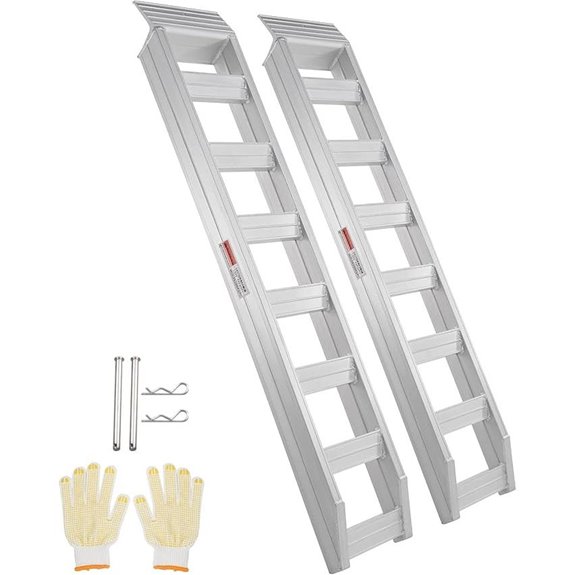 Heavy-Duty Aluminum Loading Ramps 2 Pack