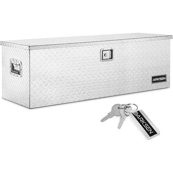 ARKSEN 49 Heavy Duty Aluminum Toolbox with Lock