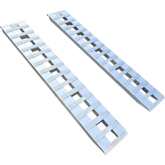 Heavy-Duty Aluminum Trailer Ramps 6000lbs Capacity